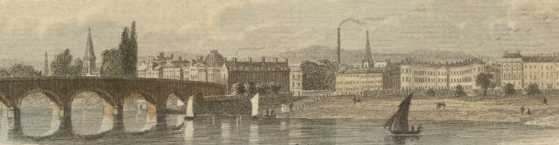 Image of Perth, Scotland, 1850s engraving